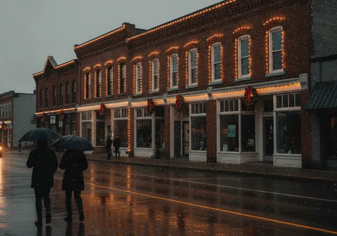 Commercial Holiday Lighting in Barrie